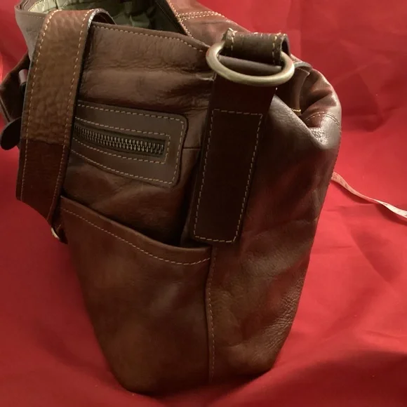 The Trend Designed in Italy Brown leather purse - Picture 9 of 14